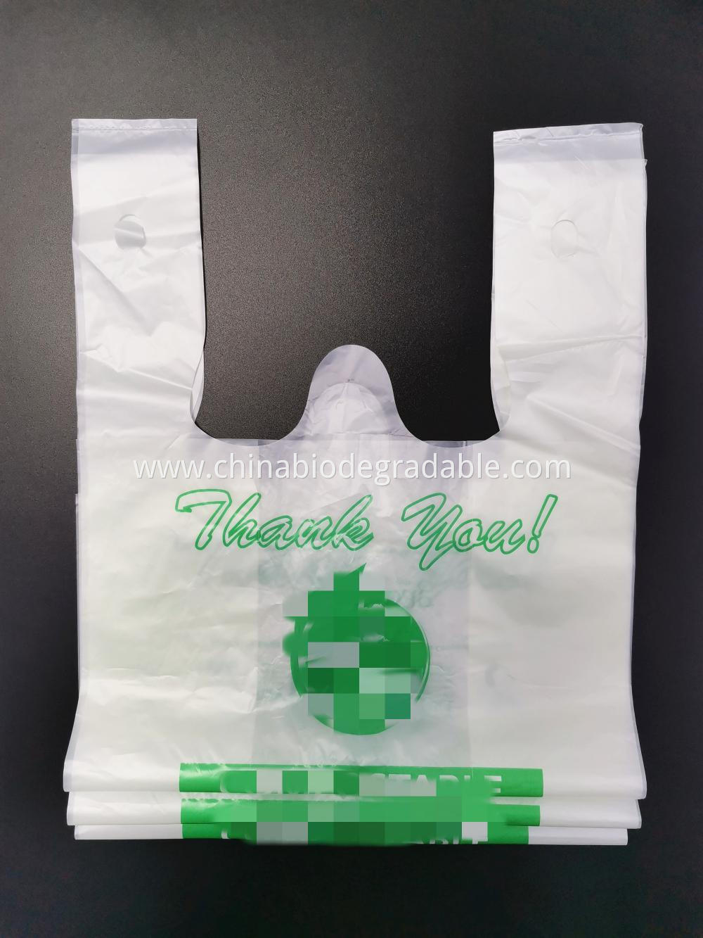 Eco-Friendly Compostable T Shirt Bag